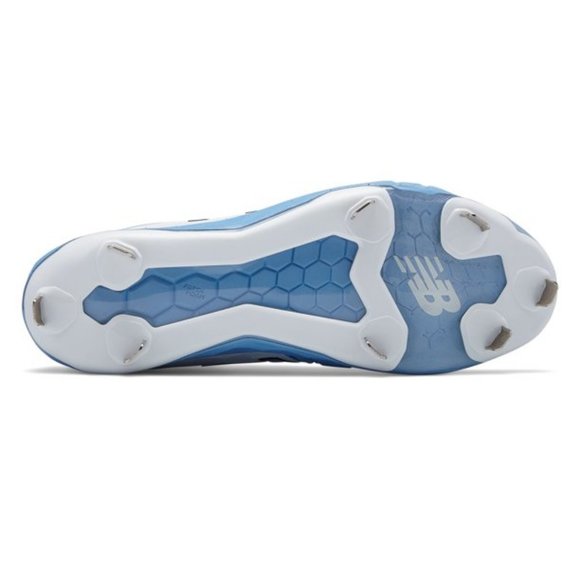 NWT NEW BALANCE L300SD4 LIGHT BLUE/WHITE METAL BASEBALL CLEATS/SHOES 17D (WIDE) - Picture 4 of 10